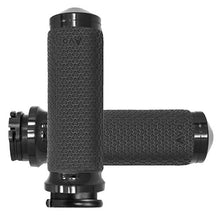 Load image into Gallery viewer, AVON CABLE THROTTLE MEMORY FOAM GRIP BLACK MF-63A-ANO