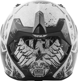 FLY RACING REVOLT LIBERATOR HELMET WHITE/BLACK XS 73-8371-1