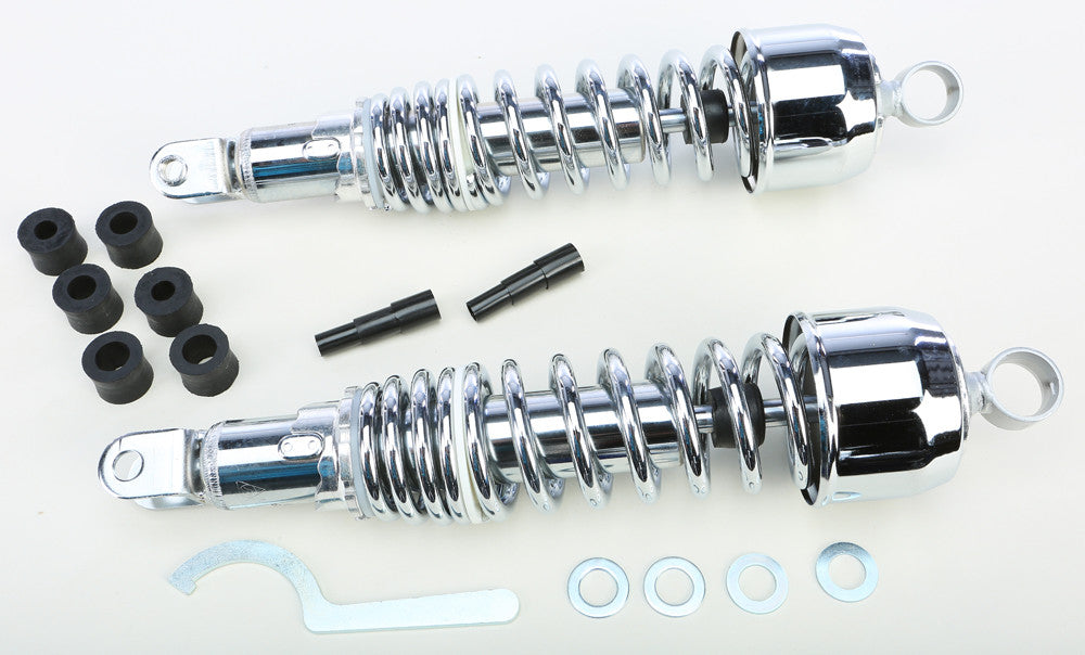 EMGO CLASSIC SHOCKS W/CLEVIS MOUNT CHROME 340 MM 17-05534