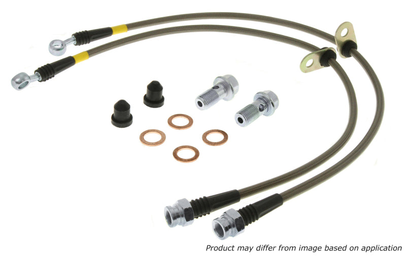 StopTech 08-13 Mini Cooper / 11-14 Mini Countryman Stainless Steel Front Brake Lines