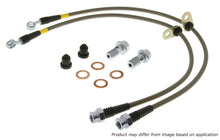 Load image into Gallery viewer, StopTech 07-09 Mazdaspeed3 / 04-07 Mazda 3 Stainless Steel Rear Brake Lines