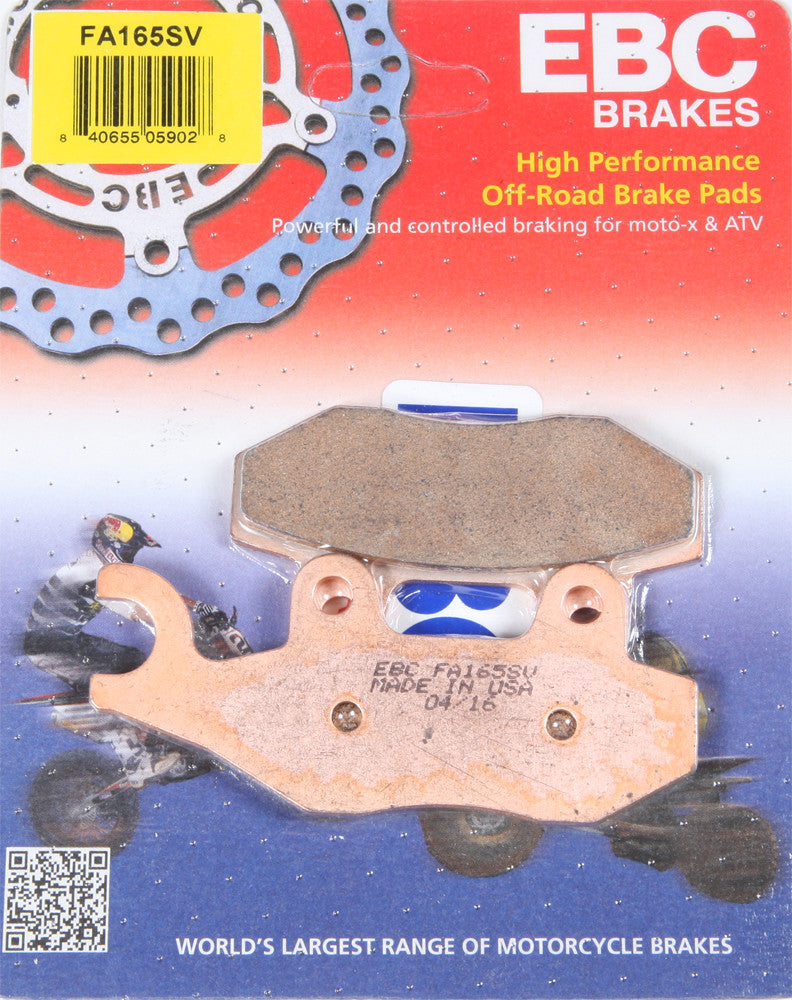 EBC BRAKE PADS FA165SV-atv motorcycle utv parts accessories gear helmets jackets gloves pantsAll Terrain Depot
