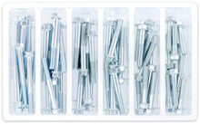 Load image into Gallery viewer, BOLT M6 8MM HEX FLANGE BOLT ASSORTMENT 60 PIECE KIT SV-M6HEXF-20