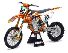 Load image into Gallery viewer, NEW-RAY REPLICA 1:6 RACE BIKE KTM450SXF MXGP ANTONIO CAIROLI 49673