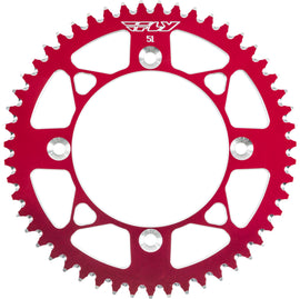 FLY RACING SPROCKET REAR 51T RED 201-51 RED-atv motorcycle utv parts accessories gear helmets jackets gloves pantsAll Terrain Depot
