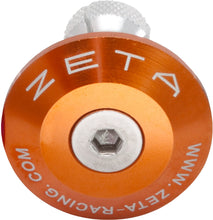 Load image into Gallery viewer, ZETA BAR END PLUG ORANGE 35MM ZE48-7109