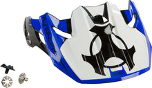 Load image into Gallery viewer, FLY RACING TOXIN ORIGINAL YOUTH VISOR BLUE/BLACK/WHITE 73-88023Y