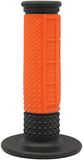 AVON X.9 HALF WAFFLE GRIPS ORANGE/BLACK ATVW15