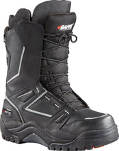 Load image into Gallery viewer, BAFFIN POWDER BOOTS BLACK/SILVER SZ 08 PWSP-M002-8-BAD