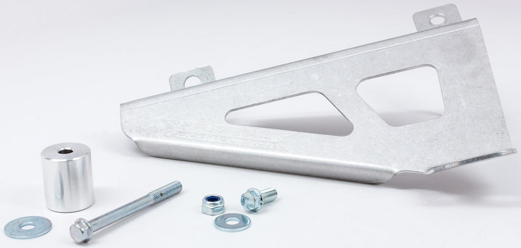 WORKS RADIATOR BRACE YZ65 SILVER 18-126