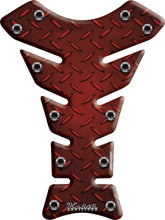 Load image into Gallery viewer, KEITI TANK PAD DIAMOND PLATE RED KT8350R