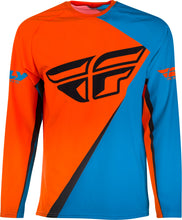 Load image into Gallery viewer, FLY RACING SNX JERSEY ORANGE/BLUE MD SNX-1902M