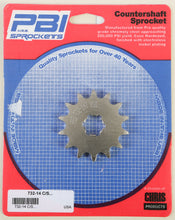 Load image into Gallery viewer, PBI COUNTERSHAFT STEEL SPROCKET 14T 732-14