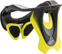 Load image into Gallery viewer, ALPINESTARS BNS TECH-2 NECK SUPPORT BLACK/YELLOW LG-XL 6500019-155-LG/XL