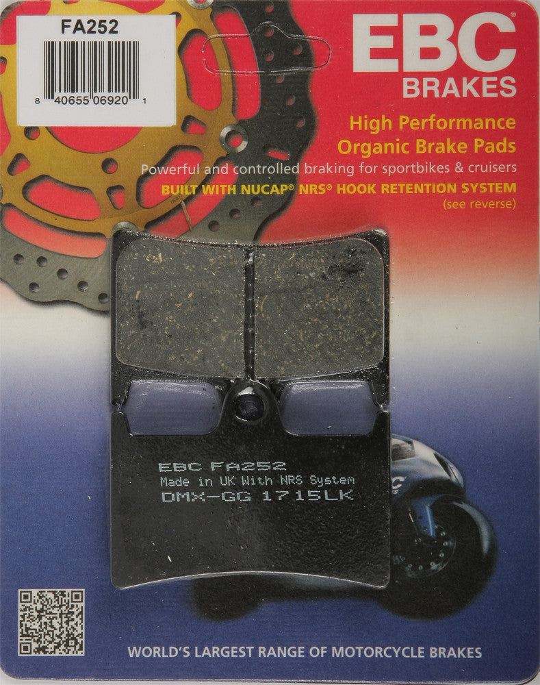 EBC BRAKE PADS FA252-atv motorcycle utv parts accessories gear helmets jackets gloves pantsAll Terrain Depot