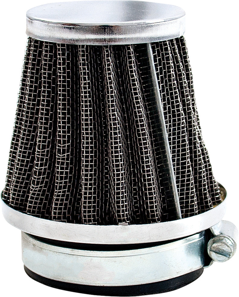 MOGO PARTS AIR FILTER 52MM LONG CONE WIRE MESH LONG CONE 06-0412