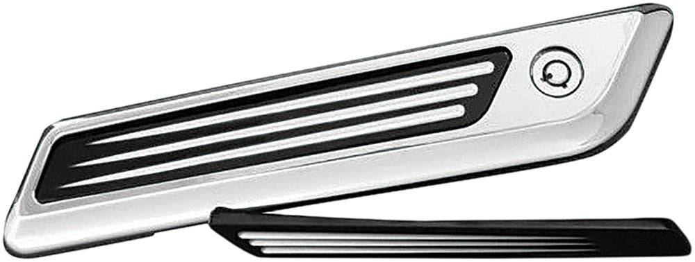 ACCUTRONIX SPEED BALL SADDLEBAG LATCH INSERTS BLACK BLI14-SBN