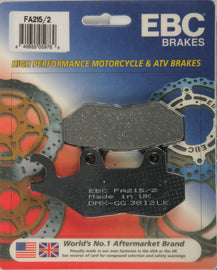 EBC BRAKE PADS FA215/2-atv motorcycle utv parts accessories gear helmets jackets gloves pantsAll Terrain Depot