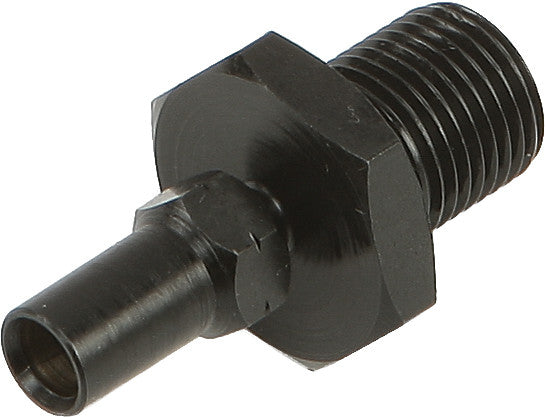 GOODRIDGE SNIPER 2 STRAIGHT MALE ADAPTER BLACK 7/16-24 SN440-02-04BDY