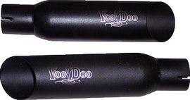 VOODOO SLIP-ON SUZ BLACK DUAL HAYABUSA VEBUSAK8B