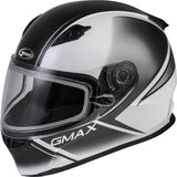 GMAX FF-49S FULL-FACE HAIL SNOW HELMET WHITE/BLACK 2X G2495018