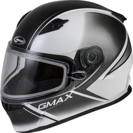 GMAX FF-49S FULL-FACE HAIL SNOW HELMET WHITE/BLACK MD G2495015