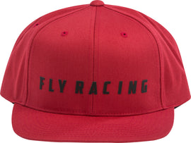 FLY RACING FLY LOGO HAT RED RED 351-0962