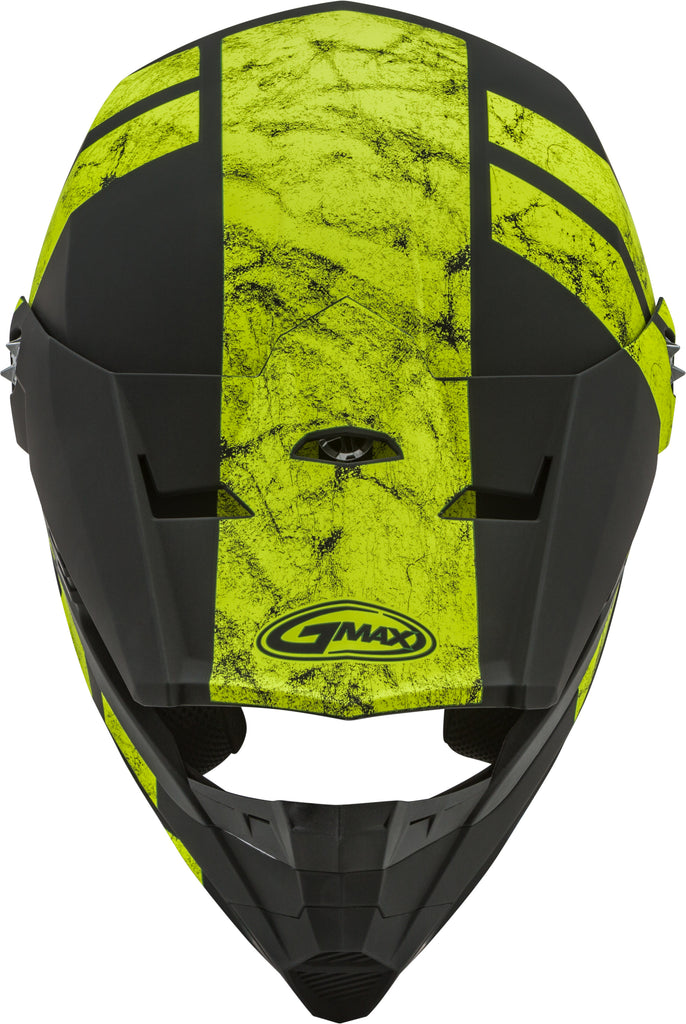 GMAX MX-46 OFF-ROAD DOMINANT HELMET MATTE BLACK/HI-VIS XL G3464747