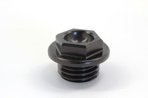 WORKS OIL FILLER PLUG BLACK 24-192