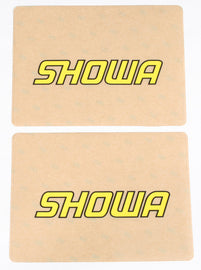 D'COR UPPER FORK DECAL SHOWA YELLOW 40-80-124