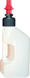 TUFF JUG UTILITY CONTAINER WHITE W/RED CAP 2.7GAL WURR10