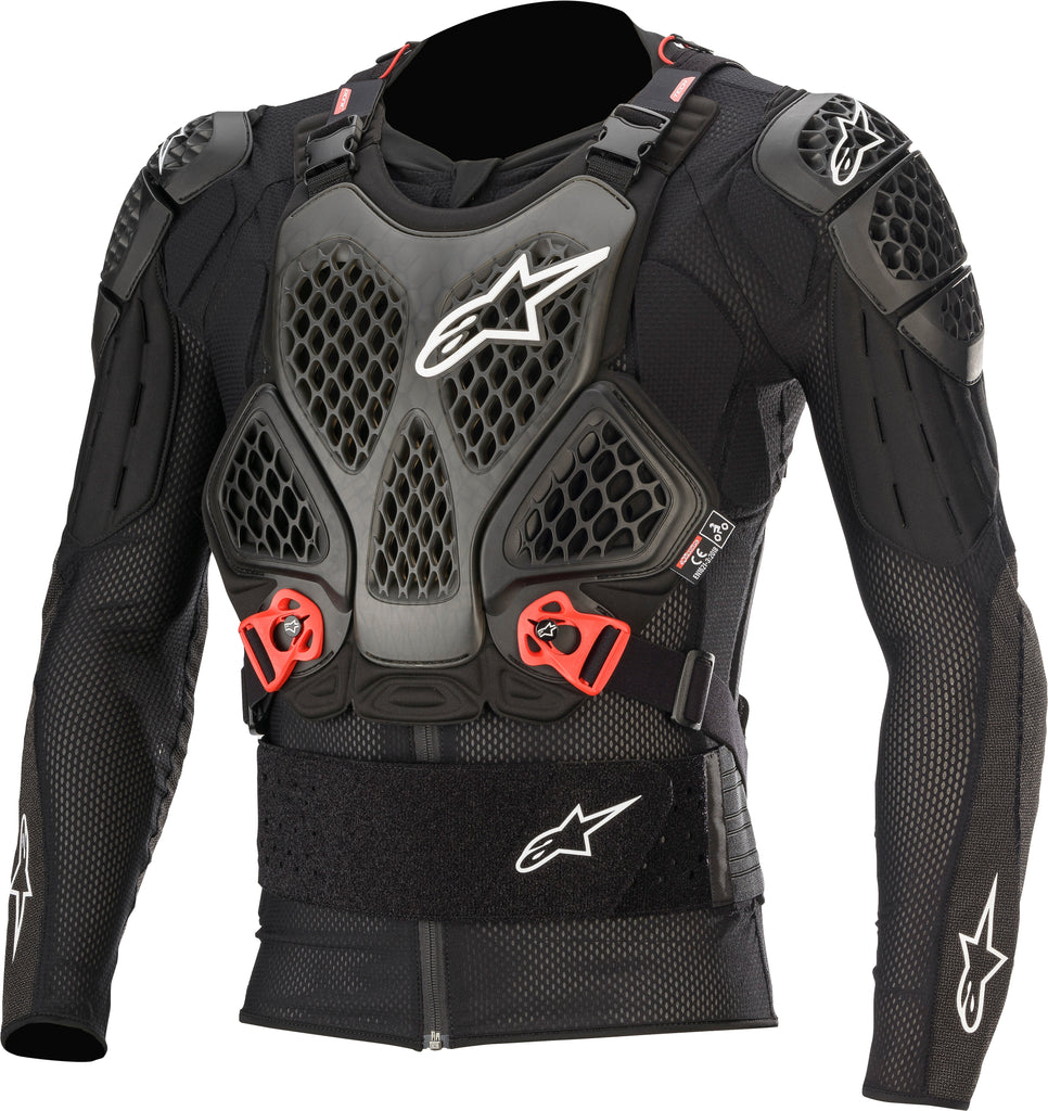 ALPINESTARS BIONIC TECH V2 PROTECTION JACKET BLACK/RED 2X 6506520-13-XXL