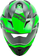 Load image into Gallery viewer, GMAX GM-11S DUAL-SPORT TRAPPER SNOW HELMET GREY/NEON GREEN 2X G2113678