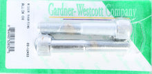 Load image into Gallery viewer, GARDNERWESTCOTT RISER BOLTS CHROME ALLEN HEAD 1/2-20 X 3 FINE THREAD 02-12433