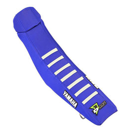D'COR SEAT COVER BLUE/WHITE RIBS YZ 65 30-50-065