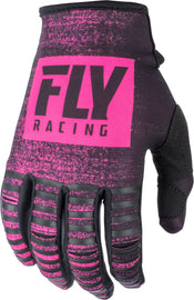 FLY RACING KINETIC NOIZ GLOVES NEON PINK/BLACK SZ 13 372-51813