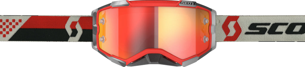 SCOTT FURY GOGGLE RED/BLACK ORANGE CHROME WORKS 272828-1018280