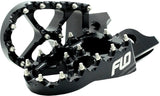 FLO MOTORSPORTS PRO SERIES FOOT PEGS BLACK YAM FPEG-793BLK