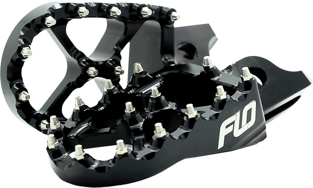 FLO MOTORSPORTS PRO SERIES FOOT PEGS BLACK KTM/HUS FPEG-795-2 BLK-atv motorcycle utv parts accessories gear helmets jackets gloves pantsAll Terrain Depot