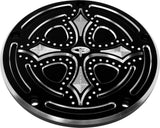 PREC. BILLET DERBY COVER DARKSIDE BLACK DRK-230-5H-BLK