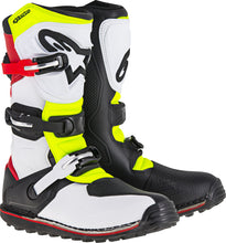 Load image into Gallery viewer, ALPINESTARS TECH-T BOOTS WHITE/RED/YELLOW/BLACK SZ 12 2004017-2351-12