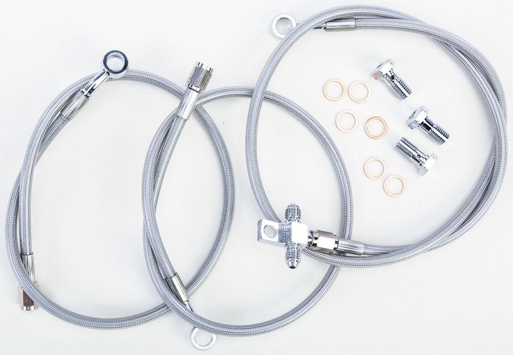 STREAMLINE BRAKELINE FRONT 3-LINE YAM STD YFZ450-F-atv motorcycle utv parts accessories gear helmets jackets gloves pantsAll Terrain Depot