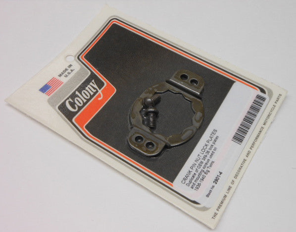 COLONY MACHINE CRANK PIN LOCK PLATE BIG TWIN 36-40 2901-4
