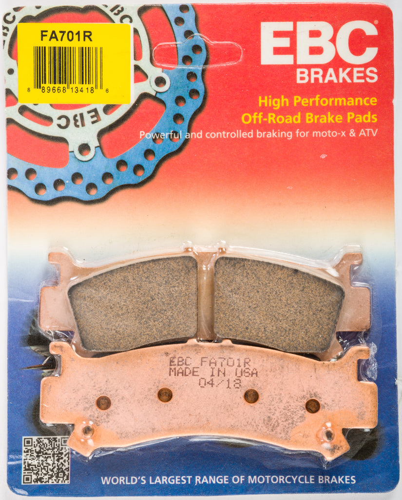 EBC BRAKE PADS FA701R