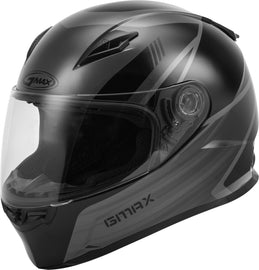 GMAX FF-49 FULL-FACE DEFLECT HELMET BLACK/GREY LG G1494246