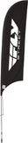 FLY RACING SOLAR FLAG 11' 30-31111 FLY BLK