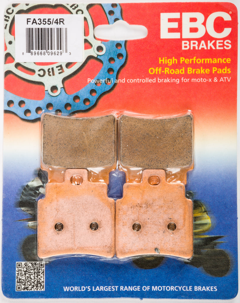 EBC EBC BRAKE PADS FA355/4R-atv motorcycle utv parts accessories gear helmets jackets gloves pantsAll Terrain Depot