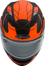 Load image into Gallery viewer, GMAX MD-01S MODULAR WIRED SNOW HELMET BLACK/NEON ORANGE SM G2011694D TC-26
