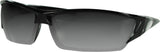 ZAN UTAH SUNGLASS BLACK SMOKE LENS EZUT01