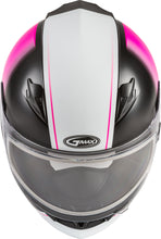 Load image into Gallery viewer, GMAX YOUTH GM-49Y HAIL SNOW HELMET MATTE BLACK/PINK/WHITE YL G2492342